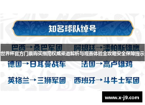 世界杯官方门票购买指南权威渠道解析与观赛体验全攻略安全保障提示